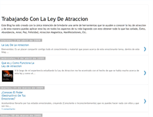 Tablet Screenshot of como-aplicarlaleydeatraccion.blogspot.com