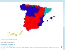 Tablet Screenshot of eleccionesautonomicas2011.blogspot.com