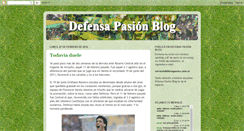 Desktop Screenshot of defensapasion.blogspot.com