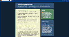 Desktop Screenshot of mindperformancecoach.blogspot.com