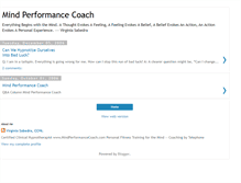 Tablet Screenshot of mindperformancecoach.blogspot.com