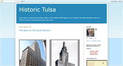 Desktop Screenshot of historictulsa.blogspot.com