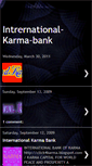 Mobile Screenshot of karma-bank.blogspot.com