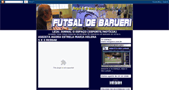 Desktop Screenshot of futsaldebarueri.blogspot.com