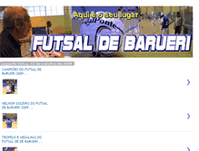 Tablet Screenshot of futsaldebarueri.blogspot.com