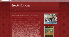 Desktop Screenshot of irecenoticias.blogspot.com