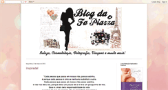 Desktop Screenshot of blogdafapiazza.blogspot.com