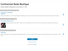 Tablet Screenshot of continentalmoda.blogspot.com