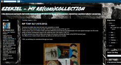 Desktop Screenshot of ezekiel-myrecordcollection.blogspot.com