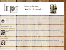 Tablet Screenshot of impactgalerie.blogspot.com