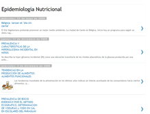 Tablet Screenshot of epidemiologianutricional.blogspot.com