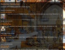 Tablet Screenshot of derechoheraldico.blogspot.com