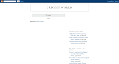 Desktop Screenshot of cricnet.blogspot.com