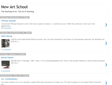 Tablet Screenshot of newartschool.blogspot.com