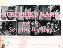 Tablet Screenshot of munchkiesmama.blogspot.com