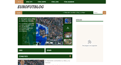Desktop Screenshot of eurofutblog.blogspot.com