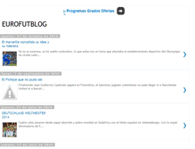 Tablet Screenshot of eurofutblog.blogspot.com