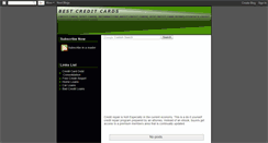 Desktop Screenshot of creditcardbiz.blogspot.com