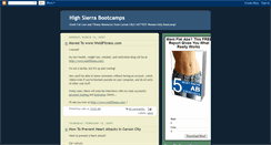 Desktop Screenshot of highsierrabootcamps.blogspot.com