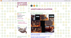 Desktop Screenshot of adoptamegatitos.blogspot.com