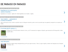 Tablet Screenshot of deparaisoenparaiso.blogspot.com