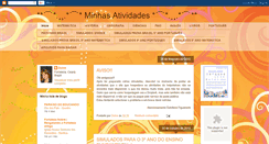 Desktop Screenshot of minhasatividadesonline.blogspot.com