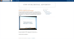Desktop Screenshot of brainwashingbycnn.blogspot.com