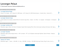 Tablet Screenshot of lowongan-pelaut.blogspot.com
