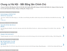 Tablet Screenshot of chungcu-hanoi.blogspot.com