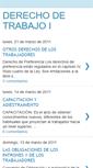 Mobile Screenshot of derechodetrabajouag.blogspot.com