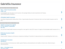 Tablet Screenshot of gabrielliainsurance.blogspot.com