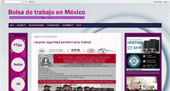 Desktop Screenshot of bolsadetrabajoenmexico.blogspot.com