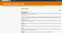 Desktop Screenshot of computerexpertstalk.blogspot.com
