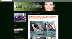 Desktop Screenshot of fredyylosnobles.blogspot.com