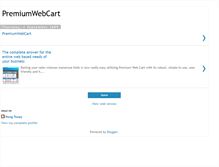 Tablet Screenshot of premiumwebcart.blogspot.com