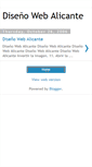 Mobile Screenshot of disenowebalicante.blogspot.com