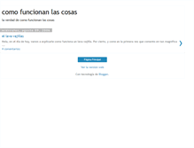 Tablet Screenshot of cosasquefuncionan.blogspot.com
