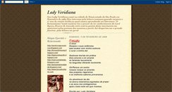 Desktop Screenshot of ladyveridiana.blogspot.com