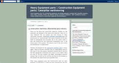 Desktop Screenshot of heavyearthmovingequipmentsparts.blogspot.com