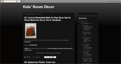 Desktop Screenshot of kid-room-decor.blogspot.com