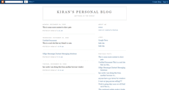 Desktop Screenshot of kiran.blogspot.com