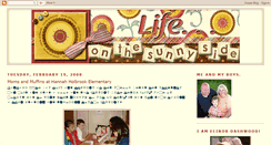 Desktop Screenshot of lifeonthesunnyside.blogspot.com