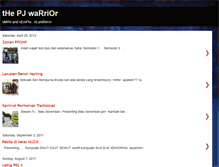 Tablet Screenshot of pjwarrior.blogspot.com