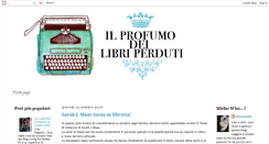 Desktop Screenshot of ilprofumodeilibriperduti.blogspot.com