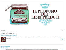 Tablet Screenshot of ilprofumodeilibriperduti.blogspot.com