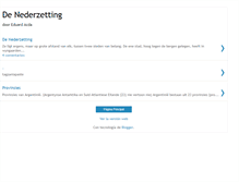 Tablet Screenshot of denederzetting.blogspot.com