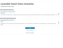 Tablet Screenshot of cavendish-french-fries.blogspot.com