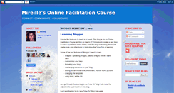 Desktop Screenshot of onlinefacilitationcourse.blogspot.com