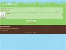 Tablet Screenshot of cuentoalejo.blogspot.com