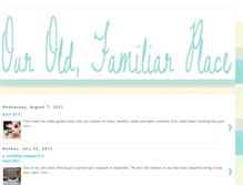 Tablet Screenshot of ouroldfamiliarplace.blogspot.com